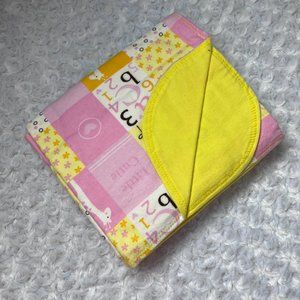 Little Cuties Flannel Stroller Baby Blanket